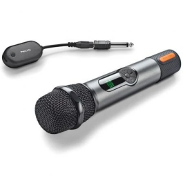 NGS SINGERSTARDUO Pack 2 Micrófonos Inalámbricos Vocales Dinámicos 2.4GHz con Receptor para Karaoke Eventos