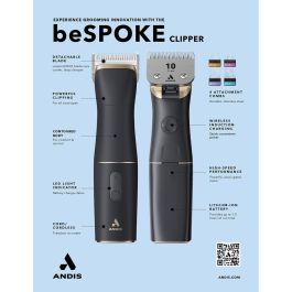 Cortapelos para mascotas Andis BESPOKE Negro