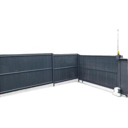 Nature NAT3306130684118 Kit de lamas para mampara de privacidad Antracita para panel de valla rígida, Privacidad 4/5, 1.225 x 2.50 m