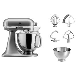 Kitchenaid 5KSM175PS Robot de Cocina Línea Artisan 4.8L Plata Oscuro