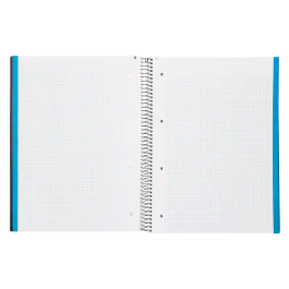 Liderpapel Cuaderno Espiral A4 Micro Jolly Tapa Forrada 140 Hojas Cuadro 5mm Negro