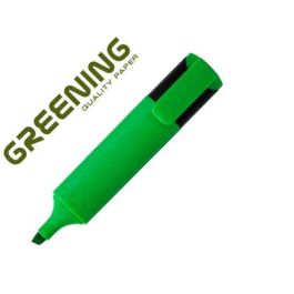 Rotulador Greening Fluorescente Punta Biselada Verde 12 unidades Precio: 5.94999955. SKU: B1AH4CZHZY