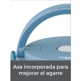 Thermosport Fiambrera Plástico Acero 0.6L - Dimensiones: 15.6 cm Ancho x 18 cm Alto x 15.3 cm Largo (6 Unidades)