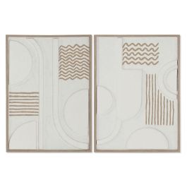 Cuadro Urban DKD Home Decor Blanco Natural 2 x 70 x 50 cm (2 Unidades) Precio: 74.50000008. SKU: B1AGKJVN6L