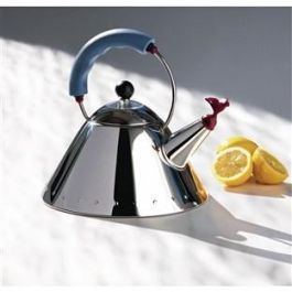 Alessi 9093 Hervidor de Acero Inoxidable 18/10 con Silbato en Forma de Pájaro Alessi 9093 Hervidor de Acero Inoxidable 18/10 con Silbato en Forma de Pájaro