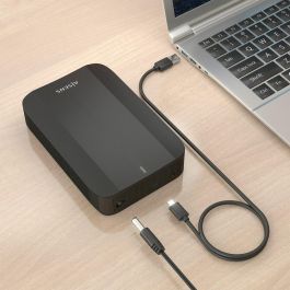 AISENS ASE-3535B Caja Externa Disco Duro HDD 3.5" SATA USB-C 3.2 Gen 1 (5Gbps), con UASP y Fuente Alimentación, Aluminio Negro. AISENS ASE-3535B Caja Externa Disco Duro HDD 3.5" SATA USB-C 3.2 Gen 1 (5Gbps), con UASP y Fuente Alimentación, Aluminio Negro.