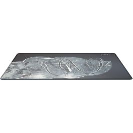 CHERRY Xtrfy GP4 Cloud White Mousepad para Juegos, Alfombrilla de Tela Antideslizante 460x400x4mm