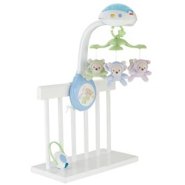 Fisher-Price Cdn41 Móvil con luz y proyector 3 en 1 Ositos voladores para cuna y carrito. Calma a tu bebé con música y estrellas. Precio: 38.50000022. SKU: S2402187