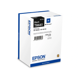 Epson T8661 XL Tinta Negra Original para WF-M5190DW/M5690DWF