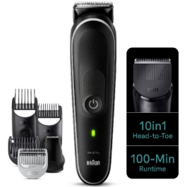 Braun Recortadora All in One Series 5 MGK5440, con 10 Accesorios, Batería, para Barba, Cabello y Vello Corporal, Resistente al Agua Precio: 63.50000019. SKU: B18ST2J8JH