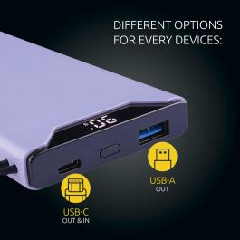 Intenso Powerbank F10000 10000 mAh Lila - Power Delivery, Quick Charge 3.0, 7332033 Intenso Powerbank F10000 10000 mAh Lila - Power Delivery, Quick Charge 3.0, 7332033