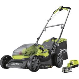 Ryobi RY18LMX37A-150 Cortacésped Inalámbrico sin escobillas 18V LithiumPlus 37cm con Batería 5.0 Ah y Cargador Rápido