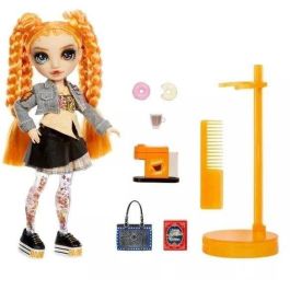 Rainbow High - Sparkle & Shine - Muñeca fashion de 27 cm - Naranja - Piernas con líquido brillante - A partir de 4 años