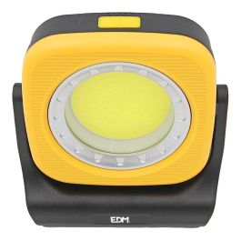 Edm Foco de trabajo led recargable 10W 1000lm, luz ajustable, power bank, 2 baterías, IP42 Edm Foco de trabajo led recargable 10W 1000lm, luz ajustable, power bank, 2 baterías, IP42