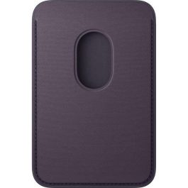 Apple MGH84ZMA Cartera de tejido fino con MagSafe para iPhone, Morado medianoche