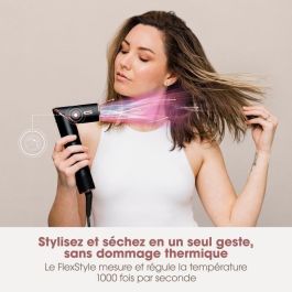 Secador de pelo y moldeador 2 en 1 - SHARK FLEXSTYLE - HD426EU - 3 accesorios - Negro y oro rosa - 1400 W Precio: 274.88999978. SKU: B15YF78NG6