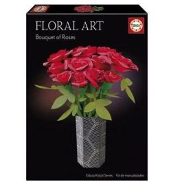 Educa 20139 Kit de Manualidad Ramo 12 Rosas Rojas de Papel Arte Floral, sin Pegamento ni Tijeras, Decorativo, Sostenible, +6 años Precio: 23.50000048. SKU: B1CBFCV7RJ