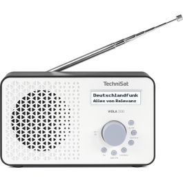 TechniSat VIOLA 200 Radio portátil digital DAB+/FM en blanco/negro