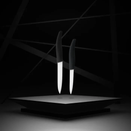 Nirosta Juego de 2 Cuchillos Cerámica 18 y 12.5 cm FAC1694824918815