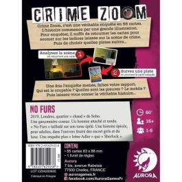 Crime Zoom: Sin pieles - Asmodee - 62 años