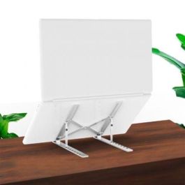 Aisens Soporte Ajustable Ergonómico para Portátil y Tablet, 7 Alturas, Aleación de Aluminio, Plata Aisens Soporte Ajustable Ergonómico para Portátil y Tablet, 7 Alturas, Aleación de Aluminio, Plata