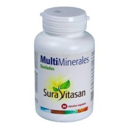 SURA VITASAN Multi Minerales Quelados 11 Minerales Esenciales 90 Cápsulas con Proteína Vegetal Hidrolizada para Absorción Optimizada Precio: 25.4999998. SKU: B19NR927ZP