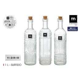La Mediterran Botella de Vidrio Transparente con Tapón de Corcho 3-S, 1 Litro - 8 x 31.5 cm (12 Unidades) La Mediterran Botella de Vidrio Transparente con Tapón de Corcho 3-S, 1 Litro - 8 x 31.5 cm (12 Unidades) Precio: 18.49999976. SKU: B1A9A3FVPZ