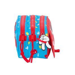 Portatodo Doble Mickey Mouse Clubhouse Fantastic Azul Rojo 21,5 x 10 x 8 cm