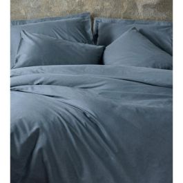 Juego de Cama - 1 Funda Nórdica 220x240 cm + 2 Fundas de Almohada 60x60 cm - 100% Algodón - Antracita - ASI8684282421153 Juego de Cama - 1 Funda Nórdica 220x240 cm + 2 Fundas de Almohada 60x60 cm - 100% Algodón - Antracita - ASI8684282421153