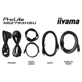 Iiyama ProLite X4373UHSU-B2 Monitor 43" (108 cm) 4K Ultra HD 3840x2160 VA, 60Hz, HDR10, USB-C 95W, Altavoces 14W, Negro