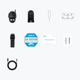 Reolink B430-B Cámara de Seguridad IP WiFi 5MP Interior/Exterior con Batería Recargable y Visión Nocturna