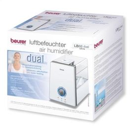 Beurer LB-88 Humidificador Ultrasónico Blanco para habitaciones hasta 48m2, con calentamiento de agua y almohadillas de aroma Beurer LB-88 Humidificador Ultrasónico Blanco para habitaciones hasta 48m2, con calentamiento de agua y almohadillas de aroma