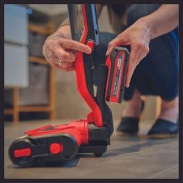 Einhell Akku-Hartbodenreiniger CLEANEXXO para Laminado, Azulejos y Madera - Limpiador Húmedo de Suelos Duros, 400 ml, Rojo