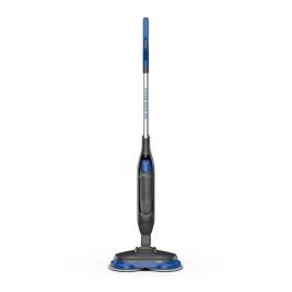 Eziclean EZI3760372559175 Fregona Limpiadora a Vapor Steam Wave 360, 1200W, 24g/min, 450ml, Negro/Azul