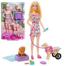 Barbie Muñeca Paseadora Perro con Silla de Ruedas HTK37 Mattel Precio: 25.4999998. SKU: B1DSAF7Z4K