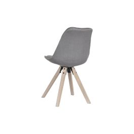 Silla Scandi DKD Home Decor Gris Oscuro 44 x 84 x 48 cm