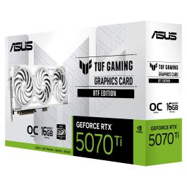 ASUS TUF-RTX5070TI-O16G-BTF-WHITE Tarjeta Gráfica RTX 5070 TI 16GB GDDR7 OC 3 Ventiladores Blanca PCI Express 5.0