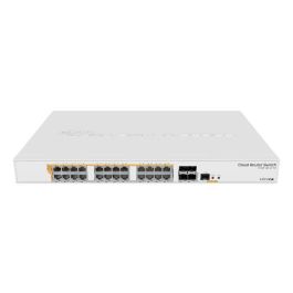 Switch Mikrotik CRS328-24P-4S+RM/ 28 Puertos/ RJ45 10/100/1000/ SFP/ PoE Precio: 528.5000006. SKU: B13LV5W5BA