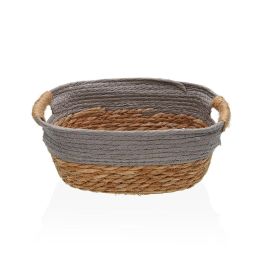 Cesta con asas gris S Versa 20x12x27 cm - Alga y papel (2 Unidades) Precio: 6.89000015. SKU: B18RG6SPEH