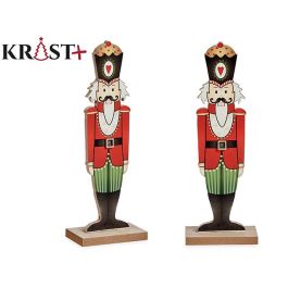 Krist+ Figura Madera Cascanueces 30 cm Rojo (Set de 12) Precio: 42.9066. SKU: B1BX5QXT6L