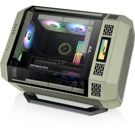Thermaltake AC-076-ONENAN-A1 Kit de conversión de Torre a Rack para Midi Tower, Negro y Verde claro
