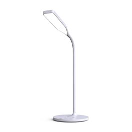 Muvit iO Lámpara Sobremesa Smart WiFi, Carga Inalámbrica y USB, Control Táctil y por Voz (Google Home, Alexa, Siri)