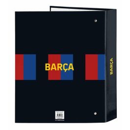 Carpeta de anillas F.C. Barcelona Granate Azul marino A4 27 x 33 x 6 cm Carpeta de anillas F.C. Barcelona Granate Azul marino A4 27 x 33 x 6 cm