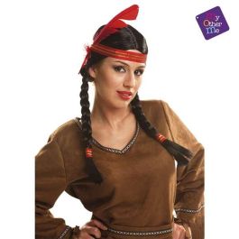 My Other Me Peluca india con trenzas, 170 gramos, Talla M, para niños a partir de 3 años