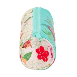 Safta Portatodo Redondo Vaiana 20x7x7 cm, Estuche Escolar Infantil, 3+ Años