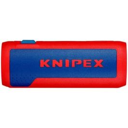 Knipex 90 22 01 SB TwistCut - Cortador de Tubos de Plástico, para tubos de 1,3 cm a 3,2 cm, Azul y Rojo, 100 mm