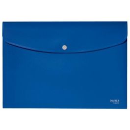 Leitz Carpeta Portadocumentos Recycle DIN A4 Polipropileno Azul con Broche - Fabricada con 80% Plástico Reciclado Precio: 2.8900003. SKU: B125GBR595