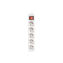 Lanberg PS1-05F-0300-W Base Múltiple 3m 5 Salidas AC Interior Tipo F Blanco 2500W 10A Precio: 10.50000006. SKU: S7815321
