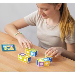 Asmodee Desbloquear Junior - Juego de Puzles Lógicos para Niños 4+ años, 40 Desafíos Progresivos con 4 Niveles de Dificultad