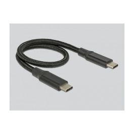 DeLOCK Caja Externa M.2 NVMe PCIe SATA SSD 30 SB 3.2 Type C Negro, 10 Gb/s